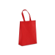 Picture of R-PET CARRY BAG LAMINATED NON-WOVEN 30 x 12 x 40CM 105G & M² in Red