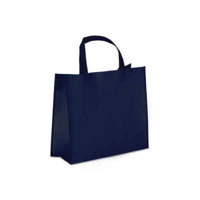 Picture of R-PET CARRY BAG LAMINATED NON-WOVEN 40 x 16 x 35CM 105G & M² in Dark Blue