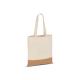 Picture of CARRIER BAG COTTON & CORK 170G & M² 35 x 40CM in Nature