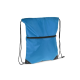 Picture of DRAWSTRING BAG 210T R-PET with Zipper in Blue