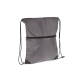 Picture of DRAWSTRING BAG 210T R-PET with Zipper in Grey