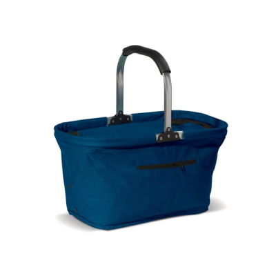 Picture of FOLDING PICNIC BASKET 2-IN-1 COOLING BAG in Dark Blue