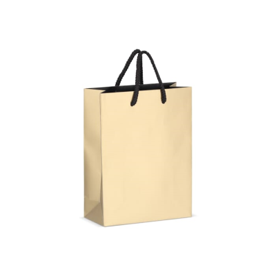Picture of PAPER GIFT BAG 18 x 8 x 24CM 200G & M² in Gold