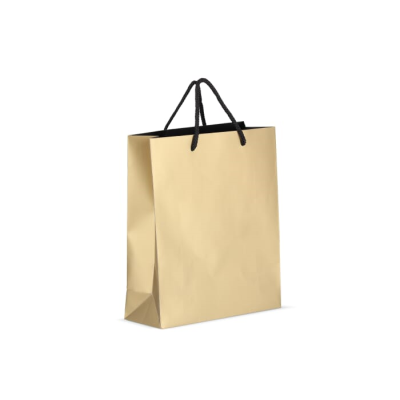 Picture of PAPER GIFT BAG 24 x 10 x 30CM 200G & M² in Gold