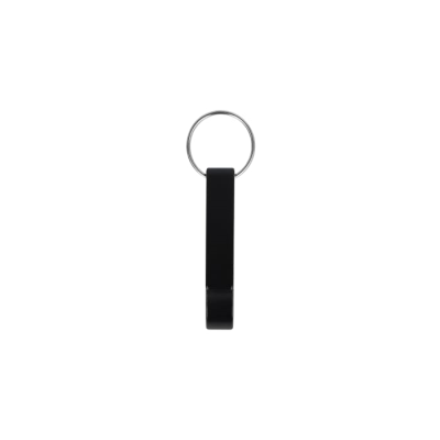 Picture of BOTTLE OPENER KEYRING in Black