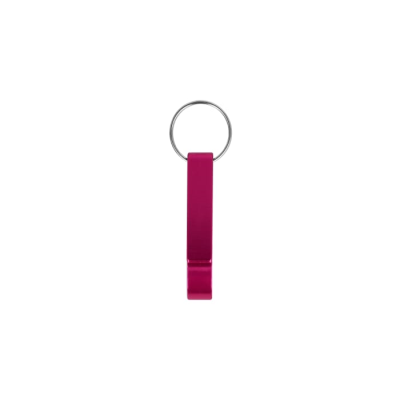 Picture of BOTTLE OPENER KEYRING in Pink