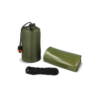 Picture of OUTDOOR SURVIVAL COMPACT EMERGENCY SHELTER TENT in Dried Green