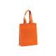 Picture of CARRIER BAG LAMINATED NON-WOVEN SMALL 105G & M² in Orange