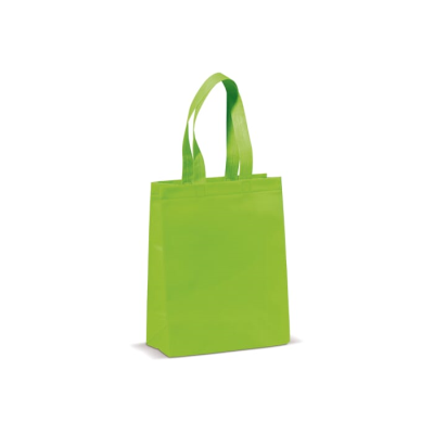 Picture of CARRIER BAG LAMINATED NON-WOVEN SMALL 105G & M² in Pale Green