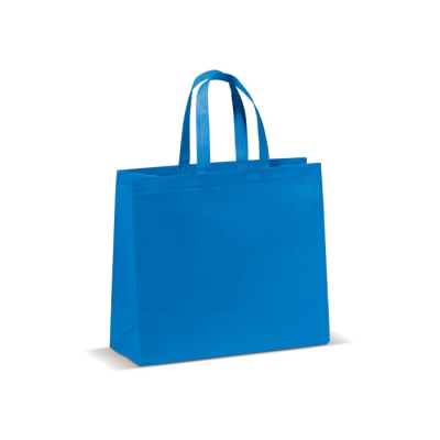 Picture of CARRIER BAG LAMINATED NON-WOVEN LARGE 105G & M² in Blue