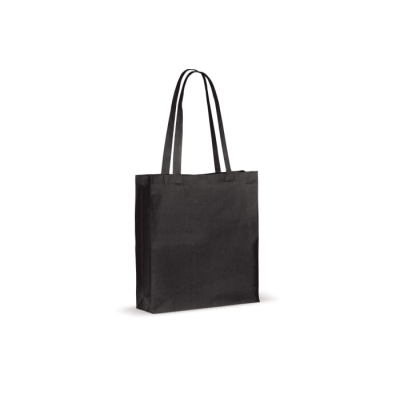 Picture of SHOULDER BAG COTTON OEKO-TEX® 140G & M² 38X10X42CM in Black