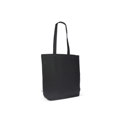 Picture of BAG ORGANIC COTTON COLOUR LONG 270G & M² 42X12X43 CM in Black