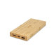 Picture of BAMBOO POWERBANK with Cordless Charger 8000 Mah in Nature