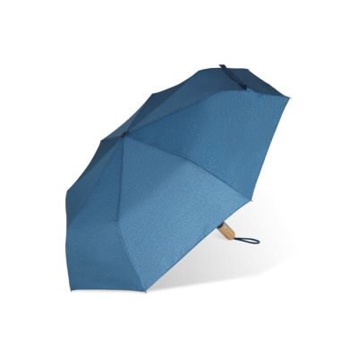 Picture of FOLDING UMBRELLA 21” R-PET AUTO OPEN in Dark Blue