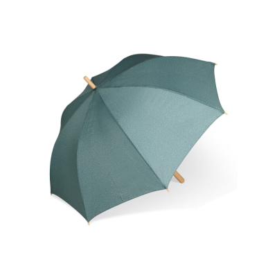 Picture of STICK UMBRELLA 25” R-PET STRAIGHT HANDLE AUTO OPEN in Dark Green