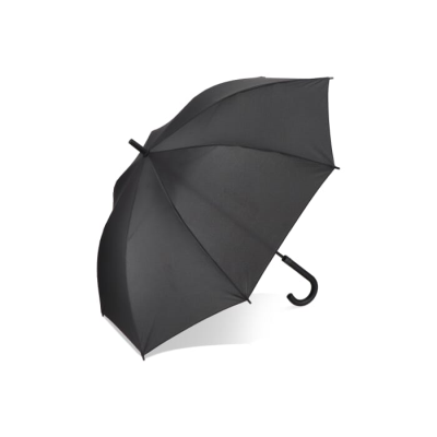 Picture of VERDURE 190T PONGEE 23 INCH WINDPROOF HOOK UMBRELLA AUTO OPEN in Black