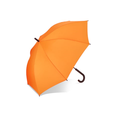 Picture of VERDURE 190T PONGEE 23 INCH WINDPROOF HOOK UMBRELLA AUTO OPEN in Orange