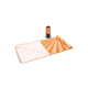 Picture of R-PET QUICK DRY BEACH TOWEL 100X180CM with Pouch (200G & M²) Sublimation in Orange
