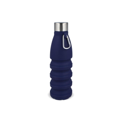 Picture of COLLAPSIBLE WATER BOTTLE 550ML in Dark Blue