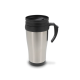 Picture of DOUBLE WALLED COFFEE MUG METAL 350ML in Silver