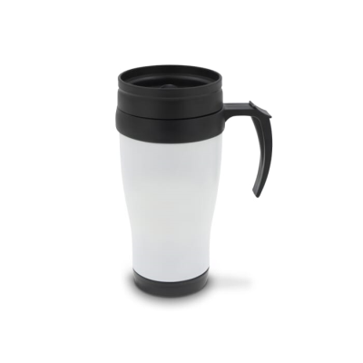 Picture of DOUBLE WALLED COFFEE MUG METAL 350ML