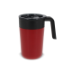 Picture of DOUBLE WALLED COFFEE MUG 400ML in Dark Red