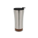 Picture of DOUBLE WALLED TUMBLER CORK BASE 480ML in Silver