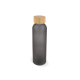 Picture of WATER BOTTLE GLASS & BAMBOO 500ML in Dark Grey