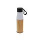 Picture of THERMO BOTTLE with Rope Bamboo 500Ml in White