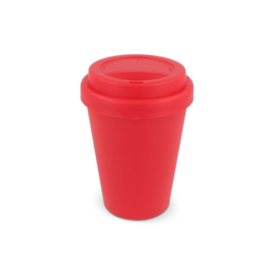 Picture of RPP COFFEE CUP SOLID COLOURS 250ML in Red