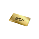 DOMING RECTANGULAR 40X20 MM in Gold image 2