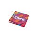 DOMING SQUARE 25X25 MM in White image 2
