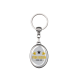 KEYRING METAL, OVAL in Matt Silver image 2