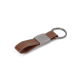 KEYRING METAL, ARTIFICIAL LEATHER in Cognac image 2