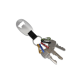 BOTTLE OPENER KEYRING CHAIN in Silver image 2
