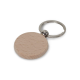 KEYRING WOOD ROUND Ø40MM in Wood image 2