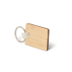 KEYRING BAMBOO RECTANGULAR in Nature image 2