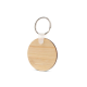 KEYRING BAMBOO ROUND in Nature image 2