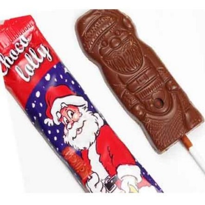 Picture of CHOCOLATE FATHER CHRISTMAS SANTA LOLLIPOP