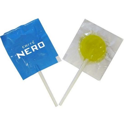 Download Flat Lollipop In White Personalised Wrapper Reach Creative Branding