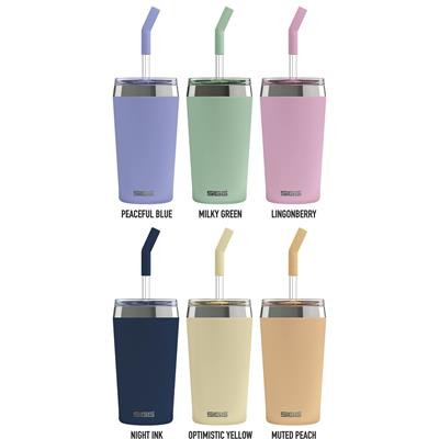 Picture of SIGG HELIA TUMBLER MUG with Straw 0,45L.