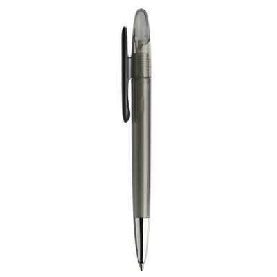 Picture of PRODIR TWIST ACTION BALL PEN in Clear Transparent Finish with Silver Chrome Nose Cone.