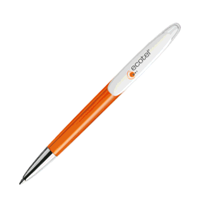Picture of PRODIR TWIST ACTION BALL PEN in Clear Transparent Finish.