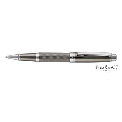 Picture of PIERRE CARDIN ACADEMIE ROLLERBALL PEN in Gunmetal - Silver Chrome
