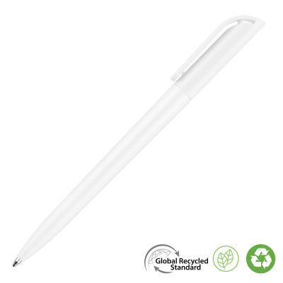 Picture of ALASKA GRS RECYCLED BALL PEN - WHITE