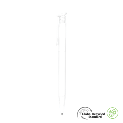 Picture of ALBION FROST GRS RECYCLED BALL PEN - WHITE