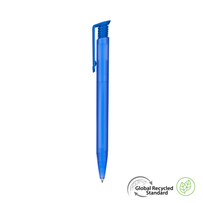 Picture of ALBION FROST GRS RECYCLED BALL PEN - BLUE