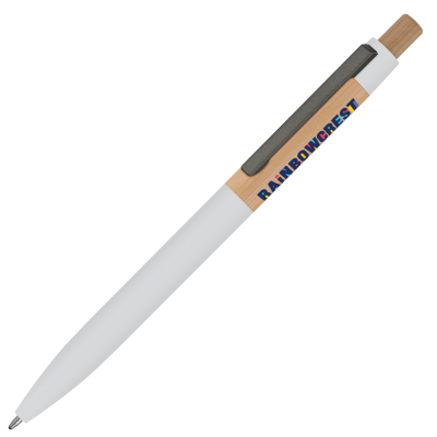 Picture of ARENA GRS RECYCLED ALUMINIUM METAL BALL PEN - WHITE