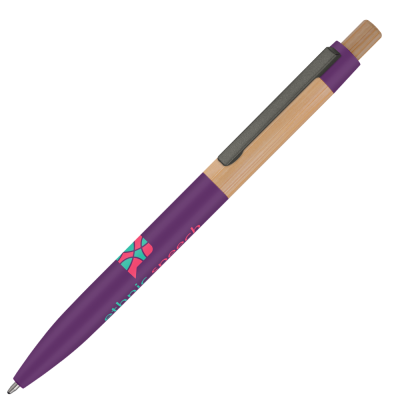 Picture of ARENA GRS RECYCLED ALUMINIUM METAL BALL PEN - PURPLE