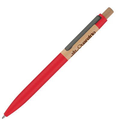 Picture of ARENA GRS RECYCLED ALUMINIUM METAL BALL PEN - RED